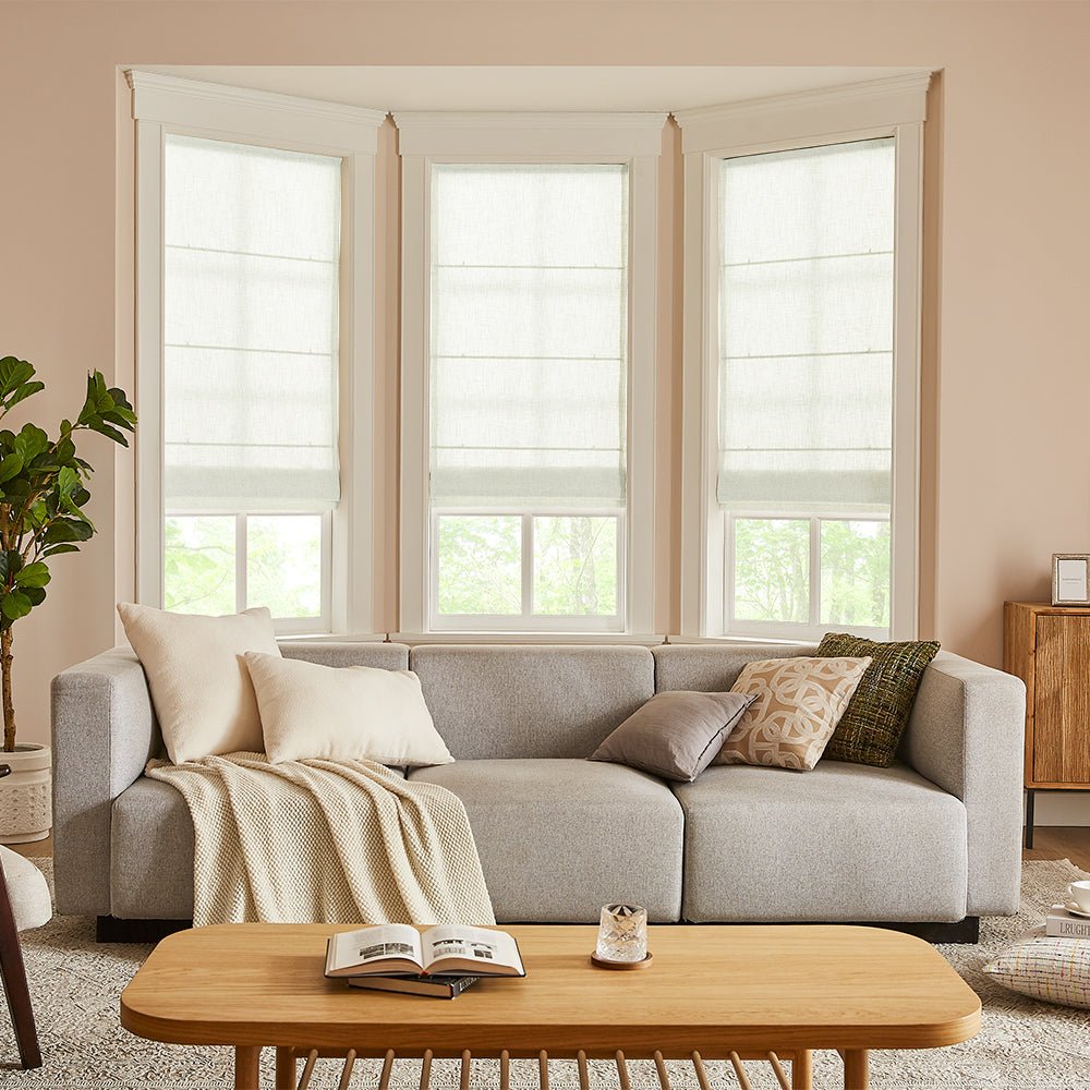 Lowen Linen Roman Shades