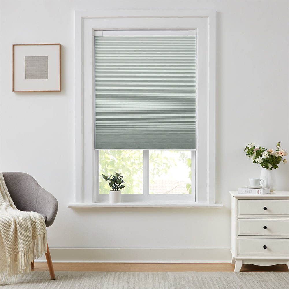 No-Drill Textured Cellular Shades