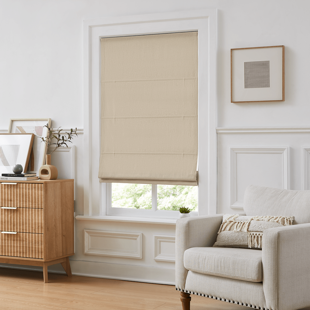 Landon Linen Roman Shades