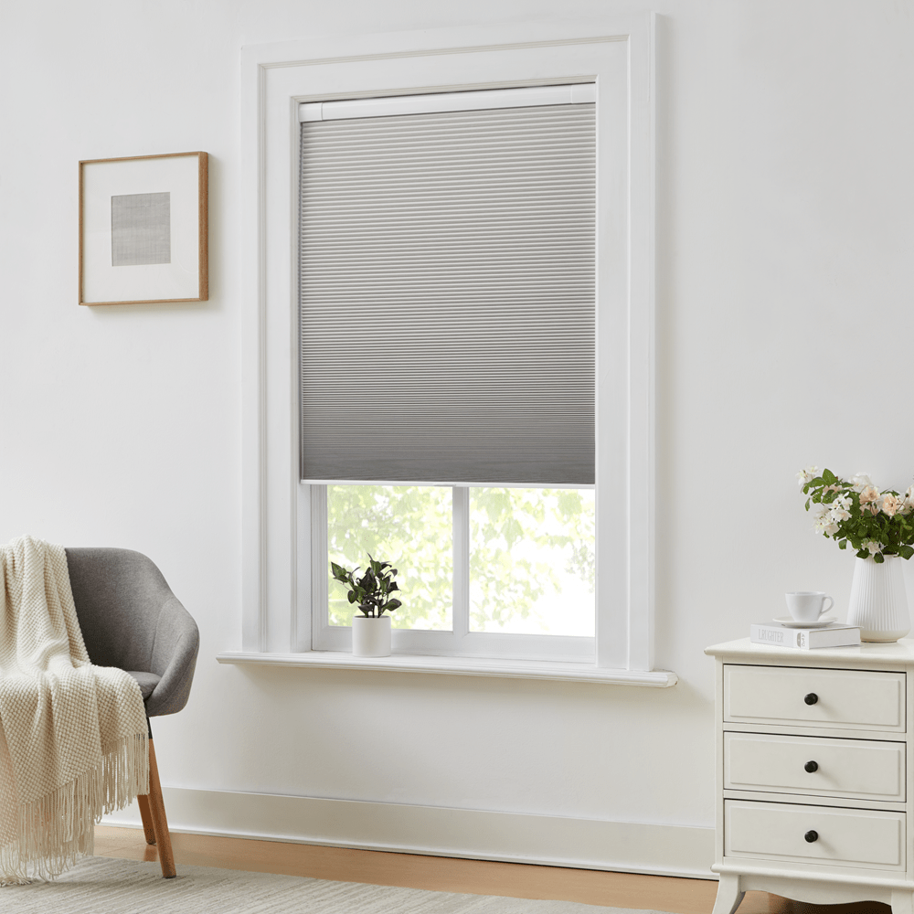 No-Drill Textured Cellular Shades