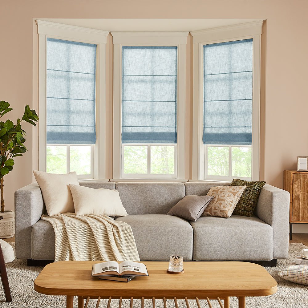 Lowen Linen Roman Shades