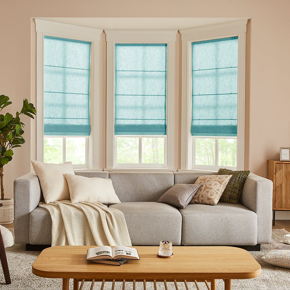 Lowen Linen Roman Shades