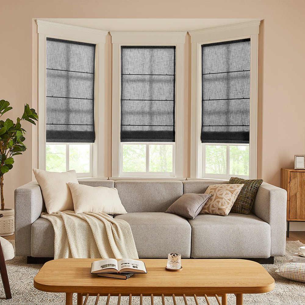 Lowen Linen Roman Shades