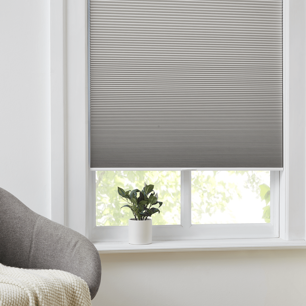 No-Drill Textured Cellular Shades