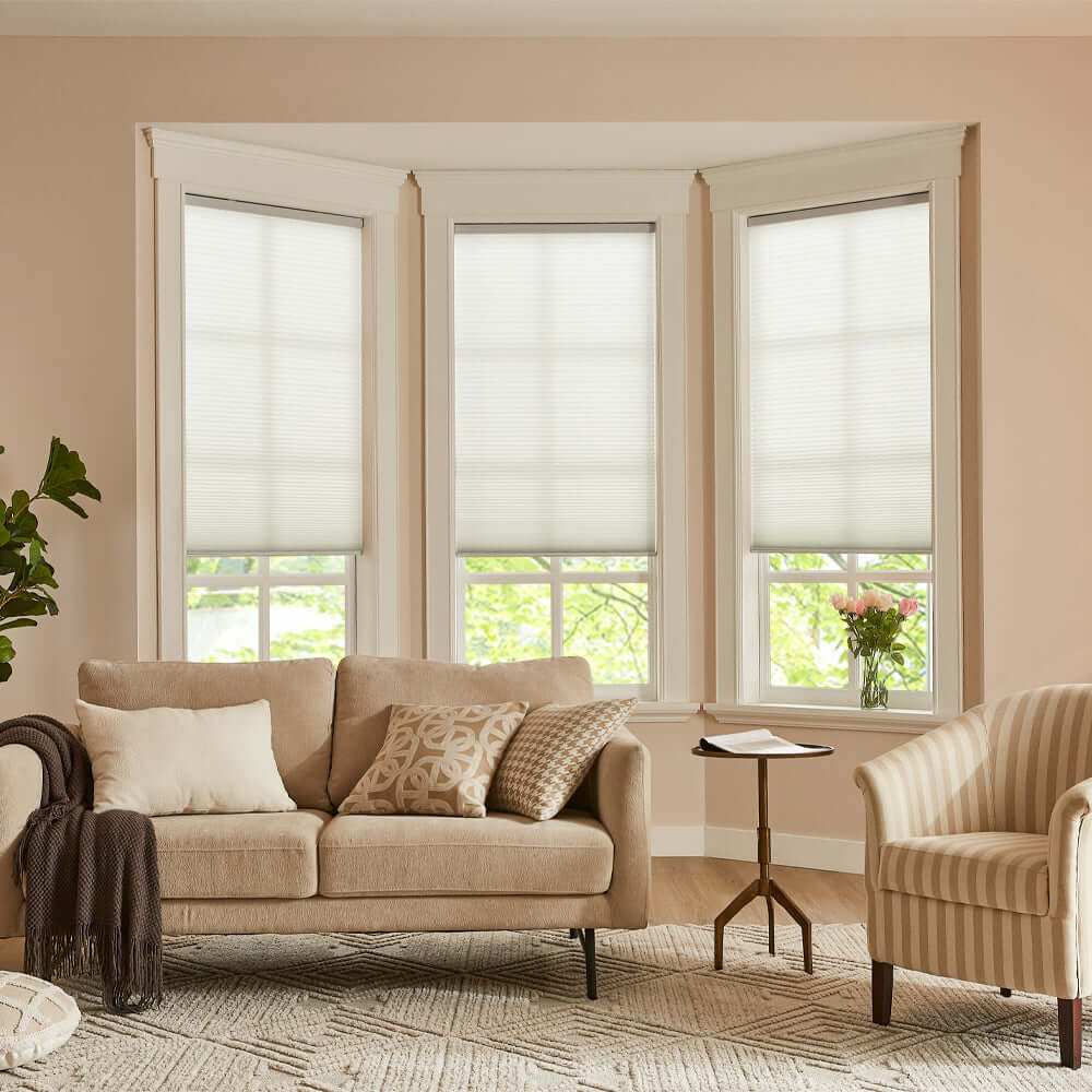 Textured Top Down Bottom Up Cellular Shades