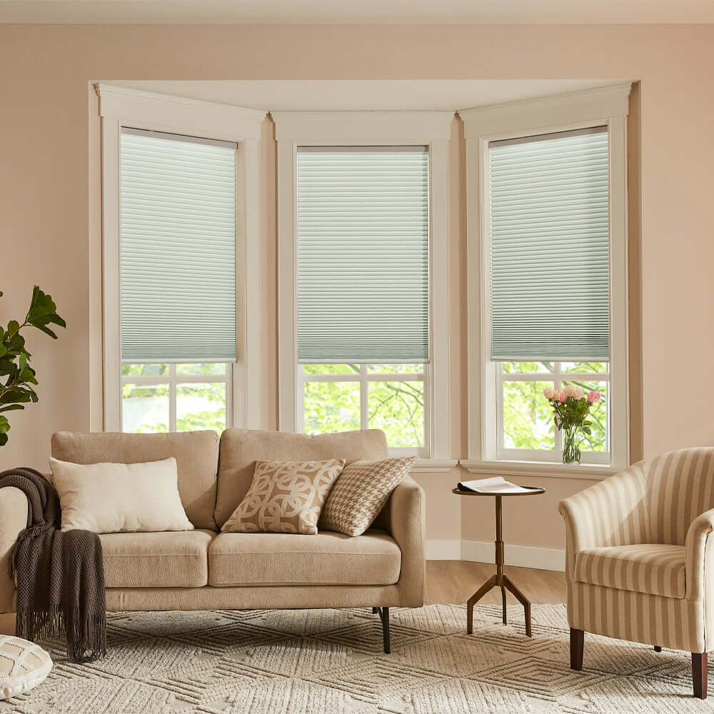 Textured Top Down Bottom Up Cellular Shades