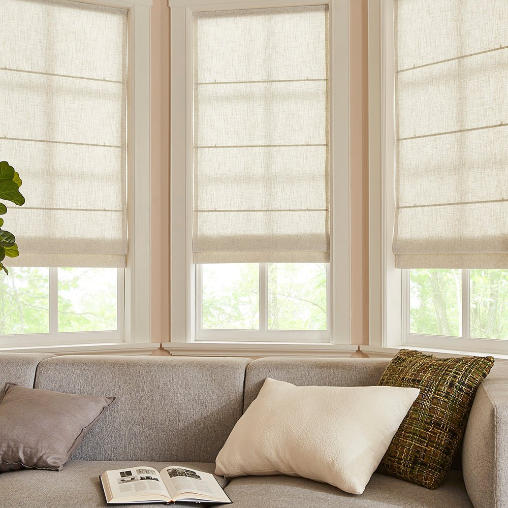 Lowen Linen Roman Shades