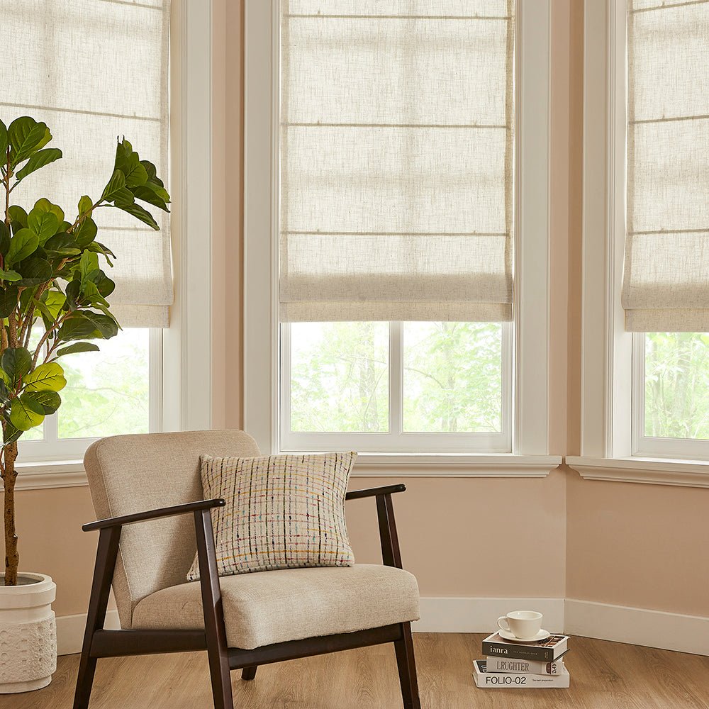 Lowen Linen Roman Shades