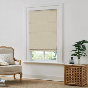 Luna Linen Roman Shades