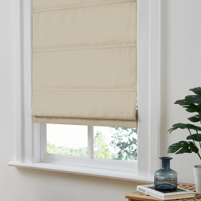 Luna Linen Roman Shades