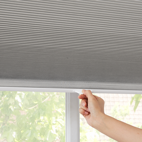 No-Drill Textured Cellular Shades