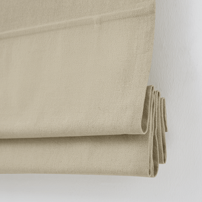 Landon Linen Custom Cordless & Motorized Roman Shades - Smart & Child-Safe - LushCurtainLandon Linen Custom Cordless & Motorized Roman Shades - Smart & Child-Safe
