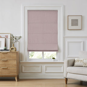 Landon Linen Custom Cordless & Motorized Roman Shades - Smart & Child-Safe - LushCurtainLandon Linen Custom Cordless & Motorized Roman Shades - Smart & Child-Safe